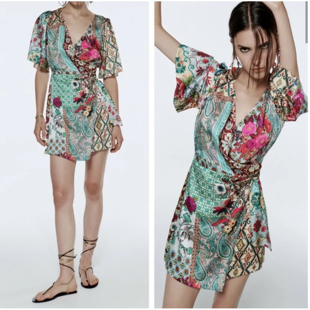 Zara Patchwork Dress